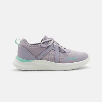 Baskets running mauve fille