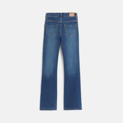 Girl's blue flared jeans