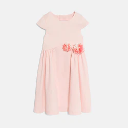 Girl's pink dress with...