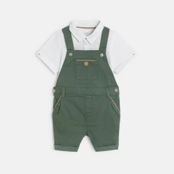 Baby boy's green short...