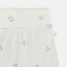 Newborn girl's soft pink trousers (set of 2)