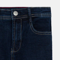 Boys' navy blue raw denim...