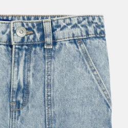 Girl's blue cargo jeans