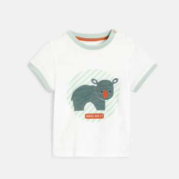 Baby boy's green koala T-shirt