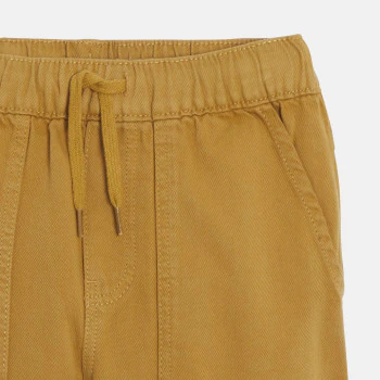 Pantalon chino en toile jaune ocre Garçon