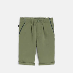 Boy's pique knit jersey Bermuda shorts